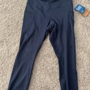 Navy Blue Athletic Leggings